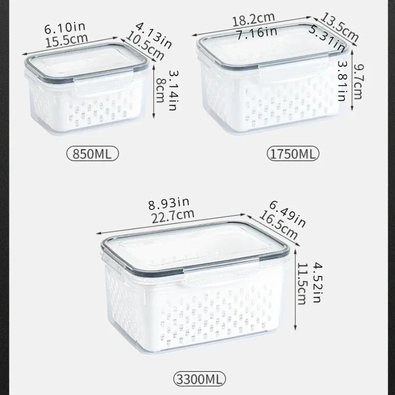 Caixa de presevação de geladeira